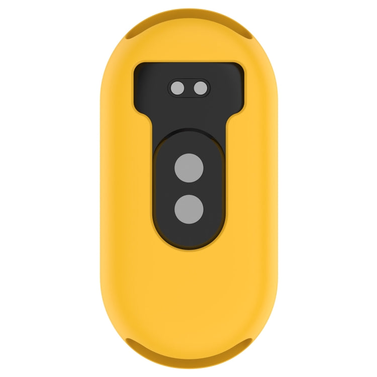 For Xiaomi Mi Band 8 Pure Color Silicone Watch Protective Case(Yellow) - Watch Cases by PMC Jewellery | Online Shopping South Africa | PMC Jewellery