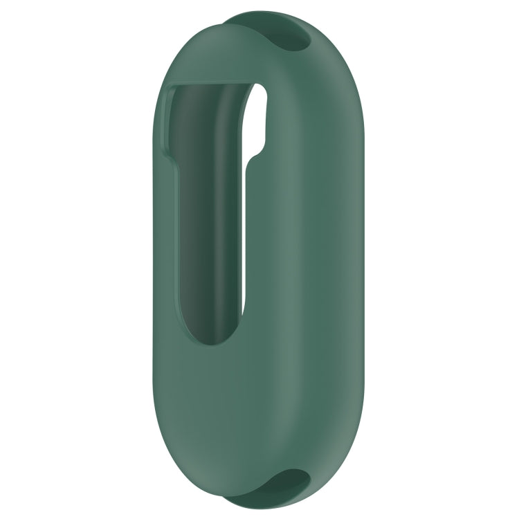 For Xiaomi Mi Band 8 Pure Color Silicone Watch Protective Case(Dark Green) - Watch Cases by PMC Jewellery | Online Shopping South Africa | PMC Jewellery