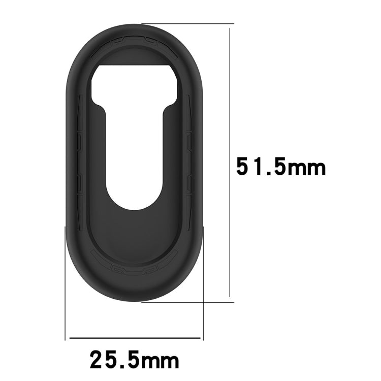 For Xiaomi Mi Band 8 Pure Color Silicone Watch Protective Case(Pink) - Watch Cases by PMC TechLife | Online Shopping South Africa | PMC TechLife