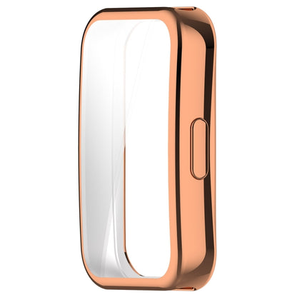 For Huawei Band 8 Full Coverage TPU Electroplating Watch Protective Case(Rose Gold) - Watch Cases by PMC Jewellery | Online Shopping South Africa | PMC Jewellery