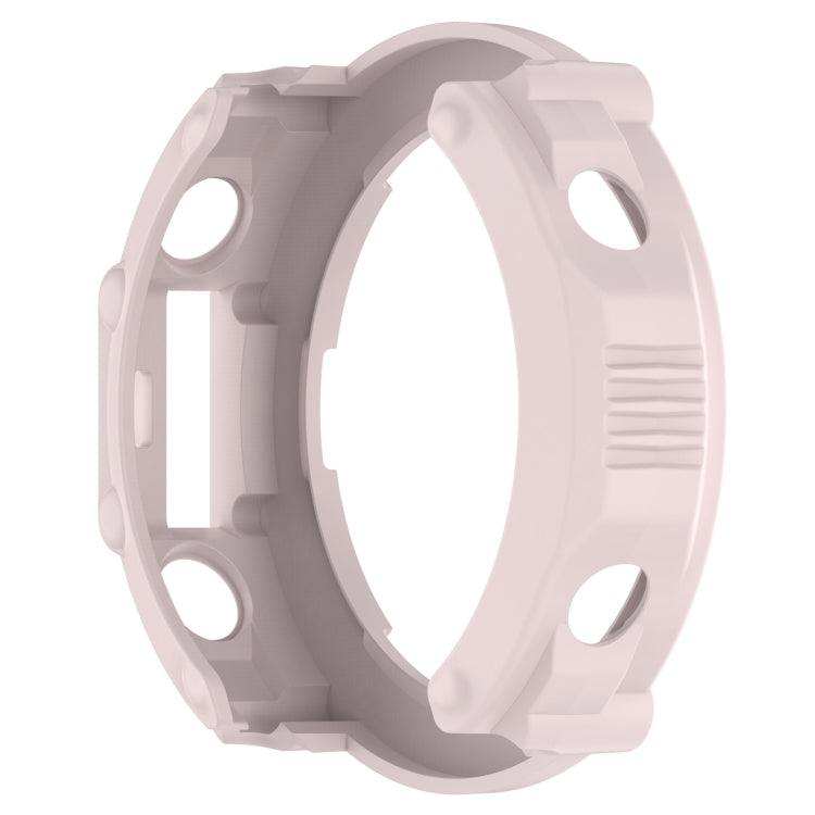 For Amazfit T-Rex Ultra Armor Hollow Watch Protective Case(Light Pink) - Watch Cases by PMC Jewellery | Online Shopping South Africa | PMC Jewellery | Buy Now Pay Later Mobicred