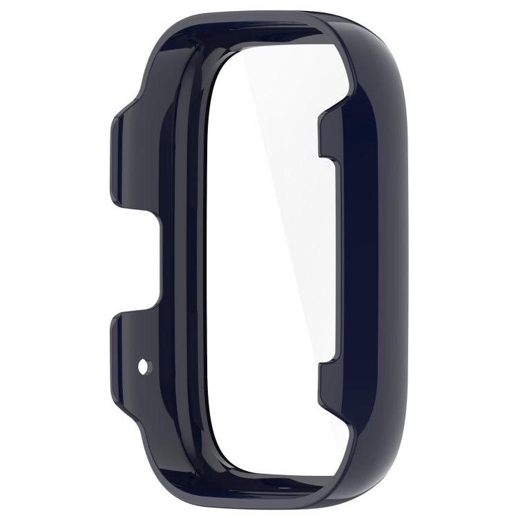 For Redmi Watch 3 Lite PC + Tempered Film Integrated Watch Protective Case(Ink Blue) - Watch Cases by PMC TechLife | Online Shopping South Africa | PMC TechLife | Buy Now Pay Later Mobicred