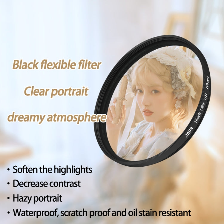 JSR Black Mist Filter Camera Lens Filter, Size:67mm(1/8 Filter) - free shipping - PMC TechLife - Order now!