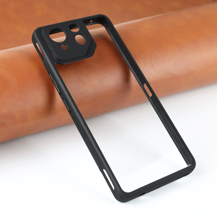 For Asus ROG Phone 8 / 8 Pro Frosted TPU + Transparent PC Phone Case(Black) - free shipping - PMC TechLife - Order now!