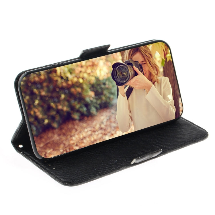 For iPhone 16 3D Colored Horizontal Flip Leather Phone Case(Hug Cat) - iPhone 16 Cases by PMC TechLife | Online Shopping South Africa | PMC TechLife | Buy Now Pay Later Mobicred