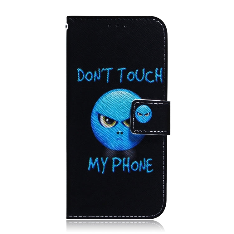 For iPhone 16 Pro Coloured Drawing Flip Leather Phone Case(Anger) - iPhone 16 Pro Cases by PMC TechLife | Online Shopping South Africa | PMC TechLife | Buy Now Pay Later Mobicred