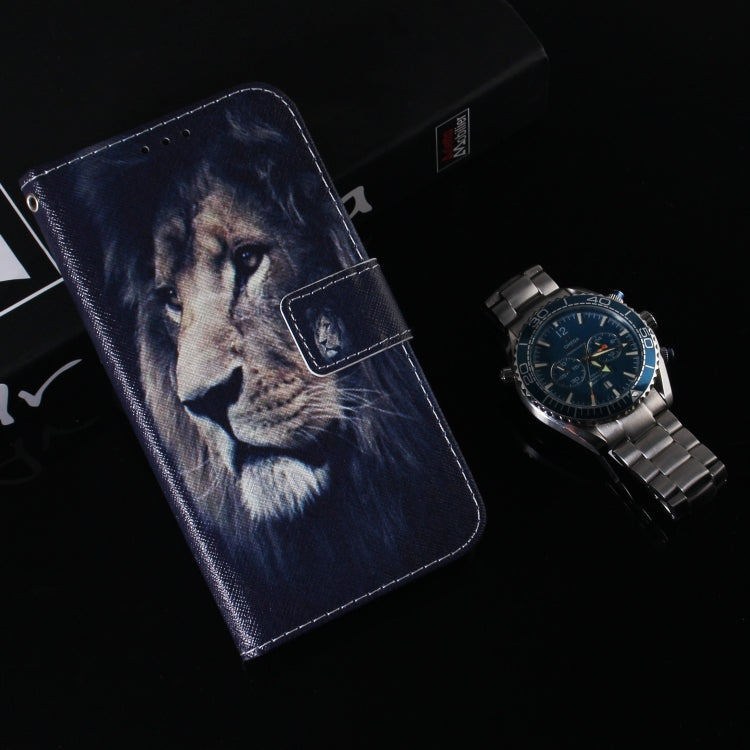 For iPhone 16 Plus Coloured Drawing Flip Leather Phone Case(Lion) - free shipping - PMC TechLife - Order now!