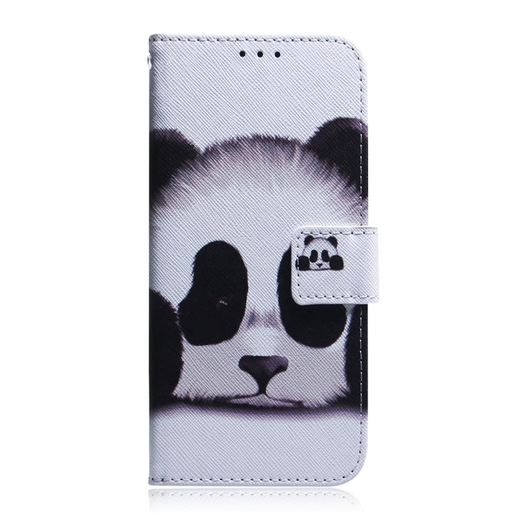 For iPhone 16 Plus Coloured Drawing Flip Leather Phone Case(Panda) - iPhone 16 Plus Cases by PMC TechLife | Online Shopping South Africa | PMC TechLife | Buy Now Pay Later Mobicred
