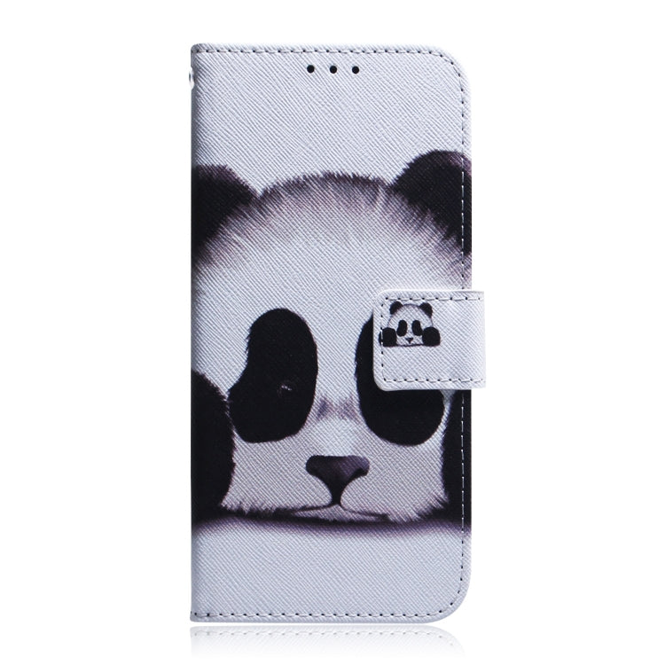 For Xiaomi Redmi Note 13 4G Global Coloured Drawing Flip Leather Phone Case(Panda) - Note 13 Cases by PMC TechLife | Online Shopping South Africa | PMC TechLife | Buy Now Pay Later Mobicred