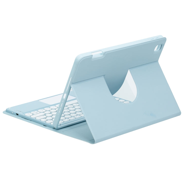 For iPad 10.2 2021 / Air 2019 Square Button 360 Degree Rotatable Bluetooth Keyboard Leather Case(Dark Green) - Universal by PMC TechLife | Online Shopping South Africa | PMC TechLife