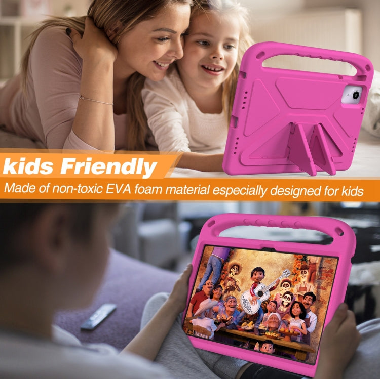 For Lenovo Tab M11/ Xiaoxin Pad 11 2024 Handle Portable EVA Shockproof Tablet Case(Rose Red) - Lenovo by PMC TechLife | Online Shopping South Africa | PMC TechLife | Buy Now Pay Later Mobicred