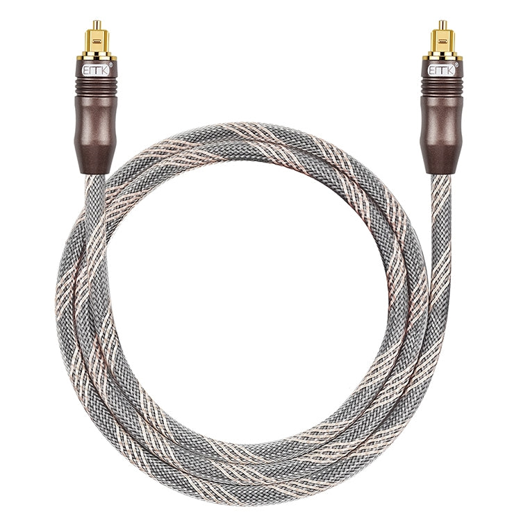 15m EMK OD6.0mm Toslink Square Port to Square Port TV Digital Audio Optical Fiber Connecting Cable - Audio Optical Cables by EMK | Online Shopping South Africa | PMC Jewellery | Buy Now Pay Later Mobicred