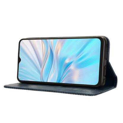 For Blackview Oscal C70 Magnetic Buckle Retro Texture Leather Phone Case(Blue) - More Brand by PMC Jewellery | Online Shopping South Africa | PMC Jewellery