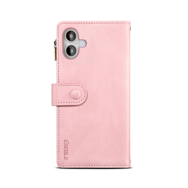 For iPhone 16 Plus ESEBLE Retro Frosted RFID Flip Leather Phone Case(Rose Gold) - iPhone 16 Plus Cases by ESEBLE | Online Shopping South Africa | PMC TechLife | Buy Now Pay Later Mobicred