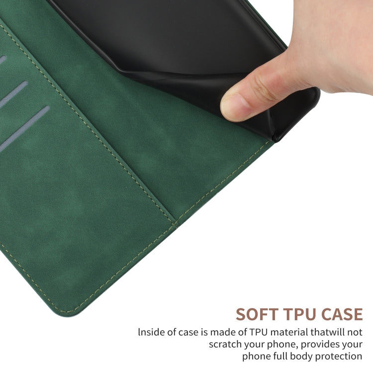 For Google Pixel 9 Pro Stitching Embossed Leather Phone Case(Green) - Google Cases by PMC TechLife | Online Shopping South Africa | PMC TechLife | Buy Now Pay Later Mobicred