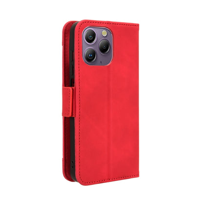 For Blackview A96 Skin Feel Calf Texture Card Slots Leather Phone Case(Red) - More Brand by PMC Jewellery | Online Shopping South Africa | PMC Jewellery