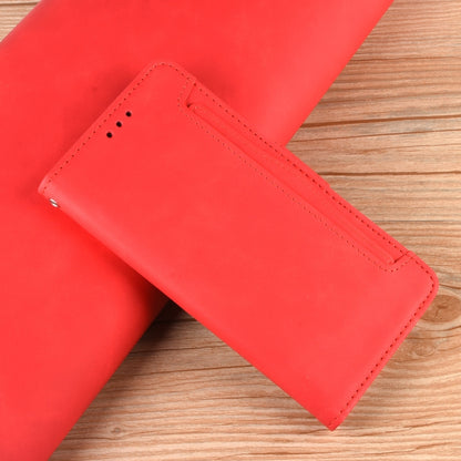 For Blackview A200 Pro Skin Feel Calf Texture Card Slots Leather Phone Case(Red) - More Brand by PMC Jewellery | Online Shopping South Africa | PMC Jewellery