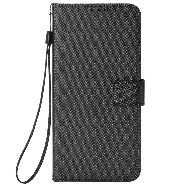 For Blackview Oscal C70 Diamond Texture Leather Phone Case(Black) - More Brand by PMC TechLife | Online Shopping South Africa | PMC TechLife