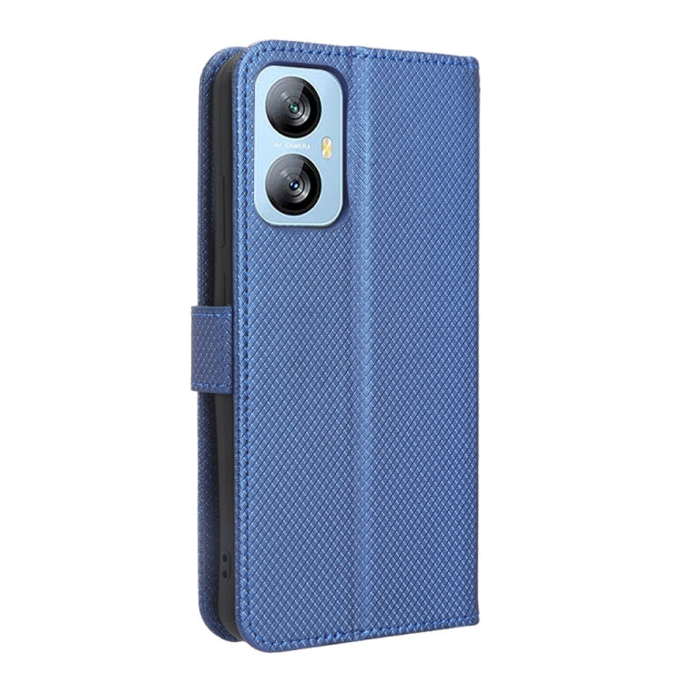 For Blackview A52 / A52 Pro Diamond Texture Leather Phone Case(Blue) - More Brand by PMC Jewellery | Online Shopping South Africa | PMC Jewellery