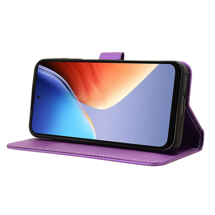For Blackview A96 Diamond Texture Leather Phone Case(Purple) - free shipping - PMC TechLife - Order now!