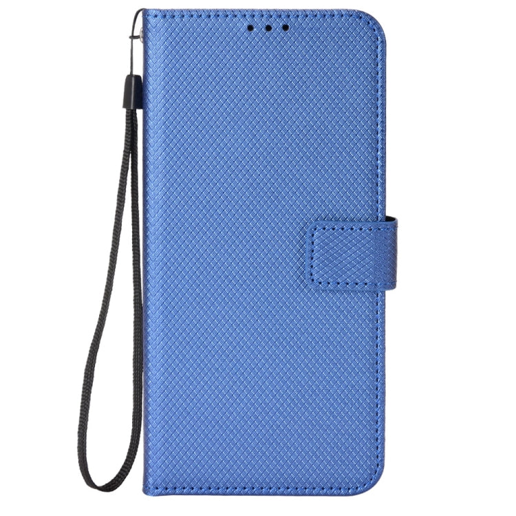 For Ulefone Note 16 Pro Diamond Texture Leather Phone Case(Blue) - Ulefone Cases by PMC Jewellery | Online Shopping South Africa | PMC Jewellery | Buy Now Pay Later Mobicred