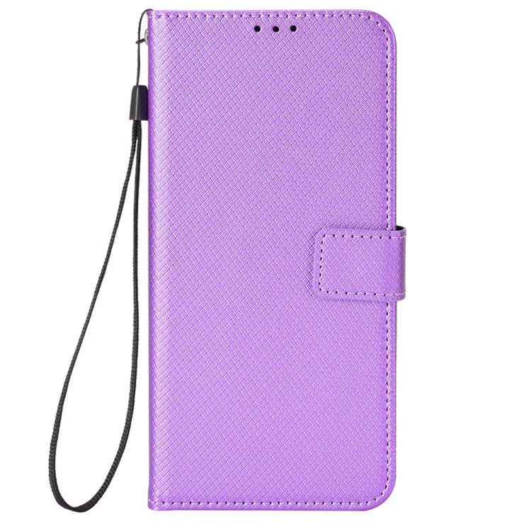 For Ulefone Note 16 Pro Diamond Texture Leather Phone Case(Purple) - Ulefone Cases by PMC Jewellery | Online Shopping South Africa | PMC Jewellery | Buy Now Pay Later Mobicred