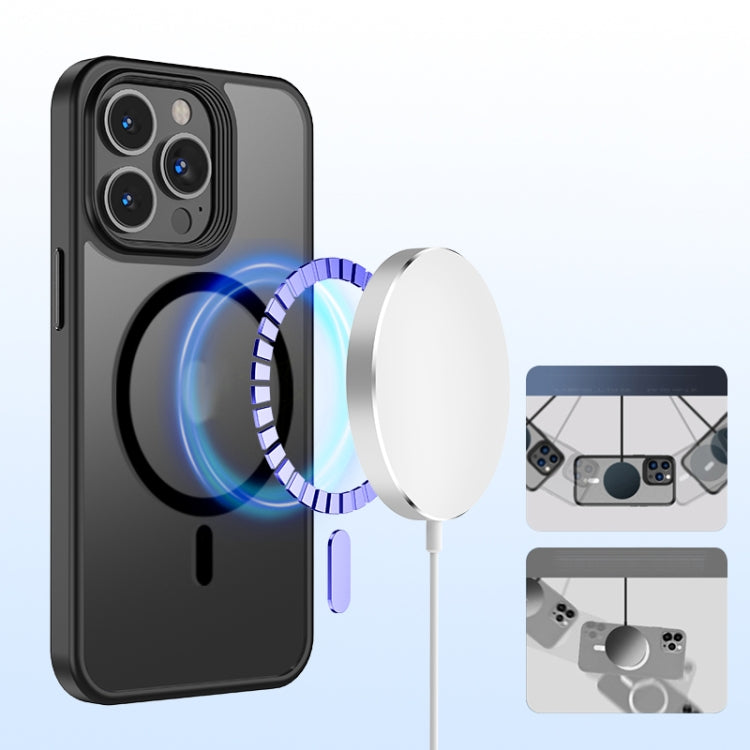 For iPhone 15 Magsafe Magnetic Frosted Skin Feel Phone Case(Grey) - iPhone 15 Cases by PMC TechLife | Online Shopping South Africa | PMC TechLife