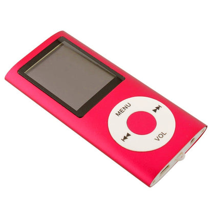 1.8 inch TFT Screen Metal MP4 Player With 16G TF Card+Earphone+Cable(Red) - MP4 Player by PMC Jewellery | Online Shopping South Africa | PMC Jewellery | Buy Now Pay Later Mobicred