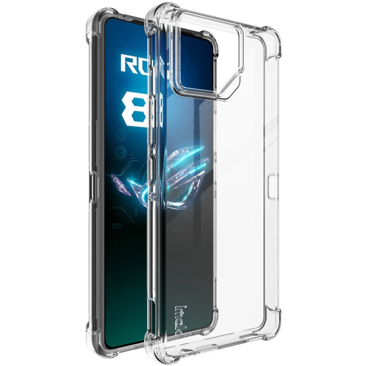 For Asus ROG Phone 8 / 8 Pro imak Shockproof Airbag TPU Phone Case(Transparent) - ASUS Cases by imak | Online Shopping South Africa | PMC Jewellery