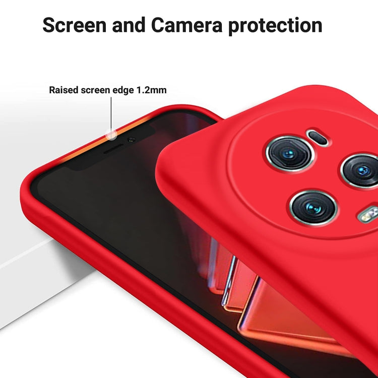 For Honor Magic5 Pro Solid Color Liquid Silicone Dropproof Full Coverage Phone Case(Red) - Honor Cases by PMC TechLife | Online Shopping South Africa | PMC TechLife | Buy Now Pay Later Mobicred