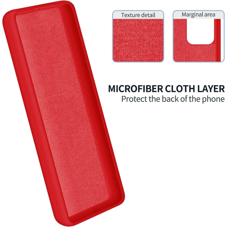 For Honor Magic5 Pro Solid Color Liquid Silicone Dropproof Full Coverage Phone Case(Red) - Honor Cases by PMC TechLife | Online Shopping South Africa | PMC TechLife | Buy Now Pay Later Mobicred