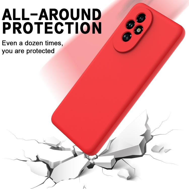 For Honor 200 Pro Solid Color Liquid Silicone Dropproof Full Coverage Phone Case(Red) - free shipping - PMC TechLife - Order now!