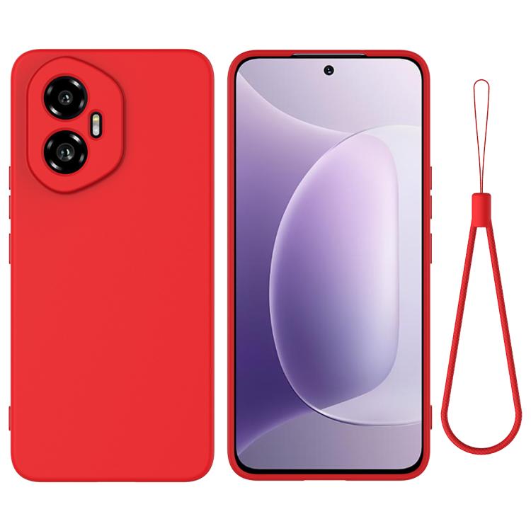 For Honor 300 Solid Color Liquid Silicone Dropproof Full Coverage Phone Case(Red) - free shipping - PMC TechLife - Order now!