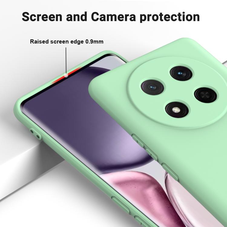 For Honor Magic7 Lite Solid Color Liquid Silicone Dropproof Full Coverage Phone Case(Green) - free shipping - PMC TechLife - Order now!