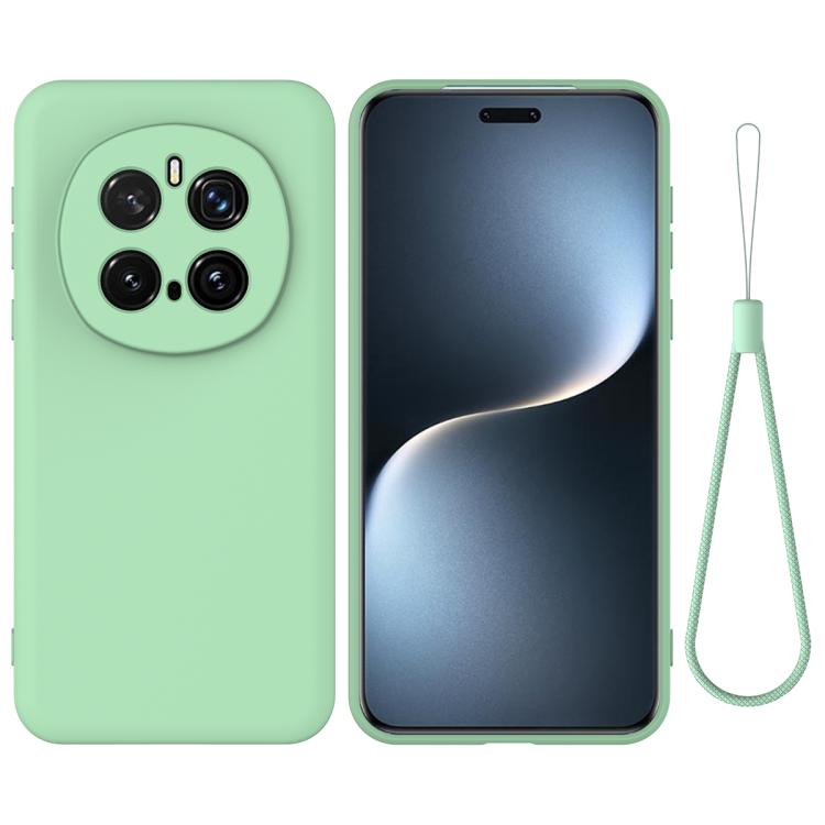 For Honor Magic7 Pro Solid Color Liquid Silicone Dropproof Full Coverage Phone Case(Green) - free shipping - PMC TechLife - Order now!