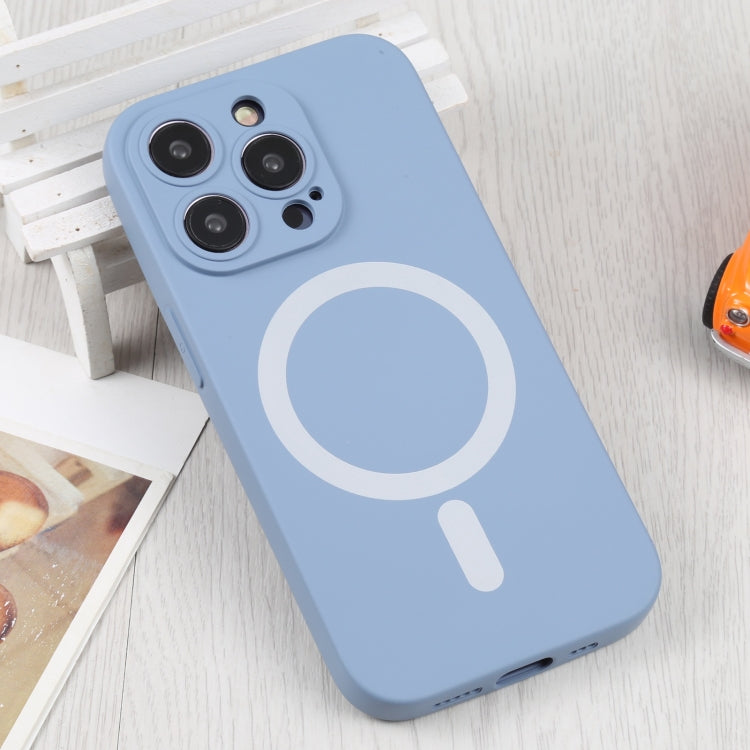 For iPhone 16 Pro Max Liquid Silicone Magsafe Phone Case(Lavender Grey) - free shipping - PMC Jewellery - Order now!