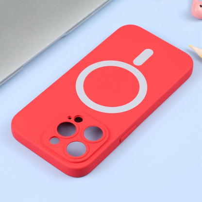 For iPhone 16 Pro Liquid Silicone Magsafe Phone Case(Red) - iPhone 16 Pro Cases by PMC Jewellery | Online Shopping South Africa | PMC Jewellery | Buy Now Pay Later Mobicred