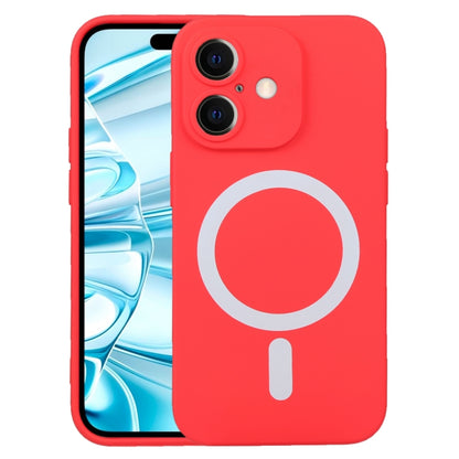 For iPhone 16 Liquid Silicone Magsafe Phone Case(Red) - iPhone 16 Cases by PMC Jewellery | Online Shopping South Africa | PMC Jewellery | Buy Now Pay Later Mobicred