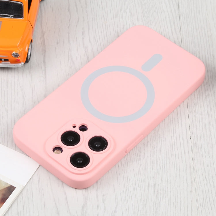 For iPhone 16 Liquid Silicone Magsafe Phone Case(Pink) - iPhone 16 Cases by PMC Jewellery | Online Shopping South Africa | PMC Jewellery | Buy Now Pay Later Mobicred