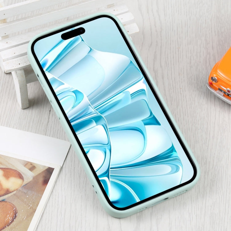 For iPhone 16 Liquid Silicone Magsafe Phone Case(Light Cyan) - iPhone 16 Cases by PMC Jewellery | Online Shopping South Africa | PMC Jewellery | Buy Now Pay Later Mobicred