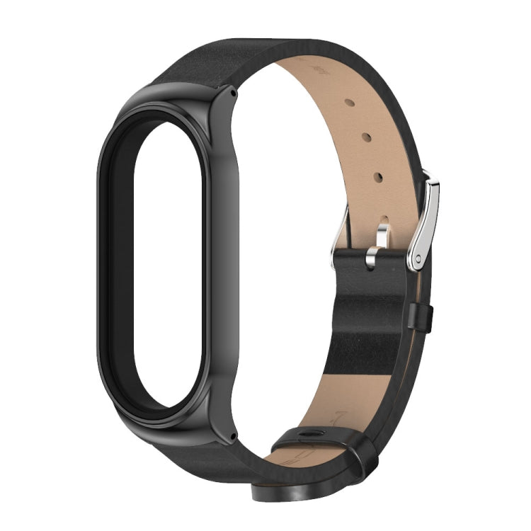 For Xiaomi Mi Band 8 Mijobs CS Case Microfiber PU Leather Watch Band(Black) - free shipping - PMc TechLife - Order now!