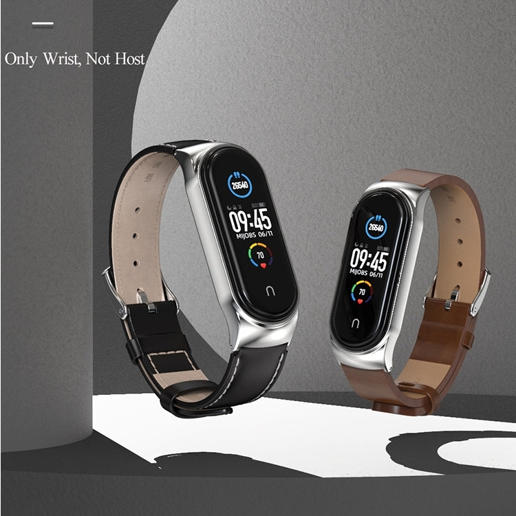 For Xiaomi Mi Band 8 Mijobs CS Case Microfiber PU Leather Watch Band(Black) - free shipping - PMc TechLife - Order now!