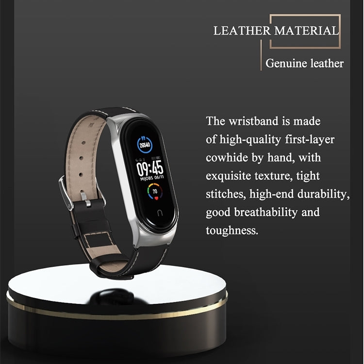 For Xiaomi Mi Band 8 Mijobs CS Case Microfiber PU Leather Watch Band(Black) - free shipping - PMc TechLife - Order now!
