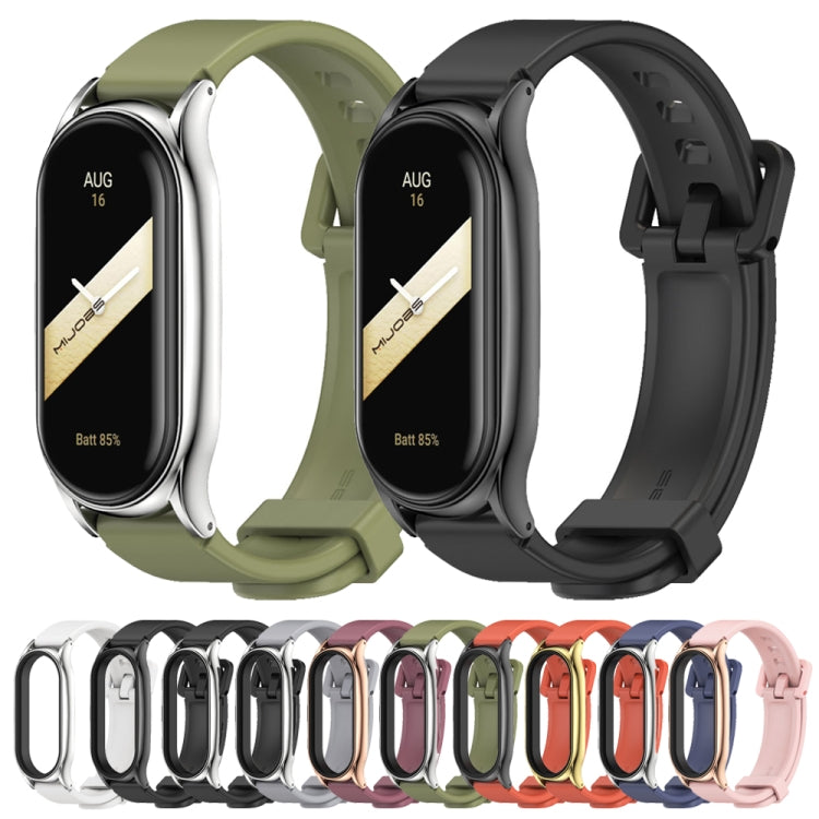 For Xiaomi Mi Band 8 Mijobs Plus Case Silicone Watch Band(Black) - free shipping - PMc TechLife - Order now!