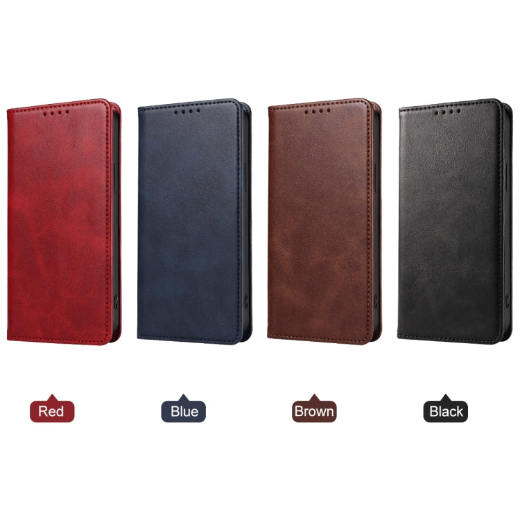 For Realme C51 Magnetic Closure Leather Phone Case(Brown) - Realme Cases by PMC TechLife | Online Shopping South Africa | PMC TechLife | Buy Now Pay Later Mobicred
