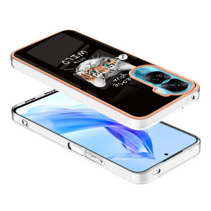 For Honor 90 Lite 5G Electroplating Marble Dual-side IMD Phone Case(Natural Growth) - Honor Cases by PMC Jewellery | Online Shopping South Africa | PMC Jewellery | Buy Now Pay Later Mobicred