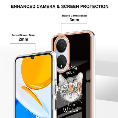 For Honor X7 Electroplating Marble Dual-side IMD Phone Case(Natural Growth) - Honor Cases by PMC Jewellery | Online Shopping South Africa | PMC Jewellery | Buy Now Pay Later Mobicred