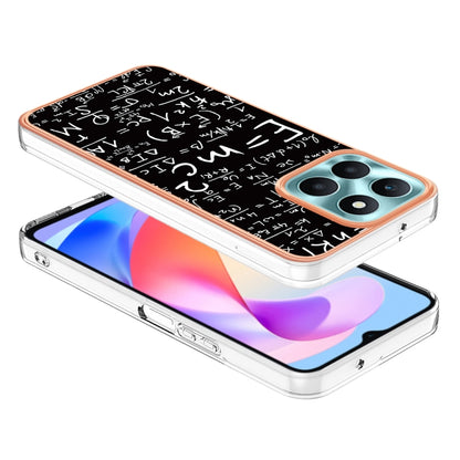 For Honor X6a Electroplating Marble Dual-side IMD Phone Case(Equation) - Honor Cases by PMC Jewellery | Online Shopping South Africa | PMC Jewellery | Buy Now Pay Later Mobicred