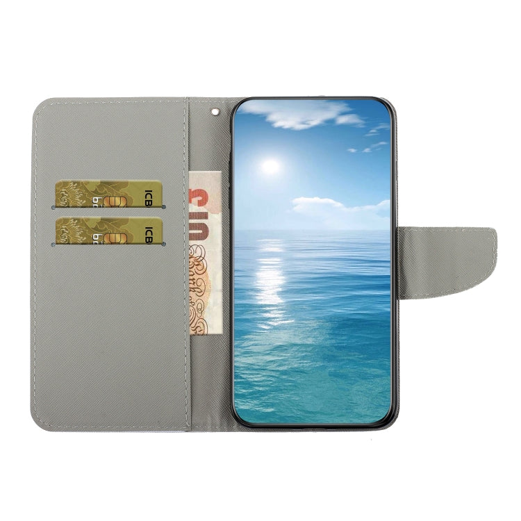 For iPhone 16 3D Colored Drawing Flip Leather Phone Case(Penguins) - iPhone 16 Cases by PMC TechLife | Online Shopping South Africa | PMC TechLife | Buy Now Pay Later Mobicred
