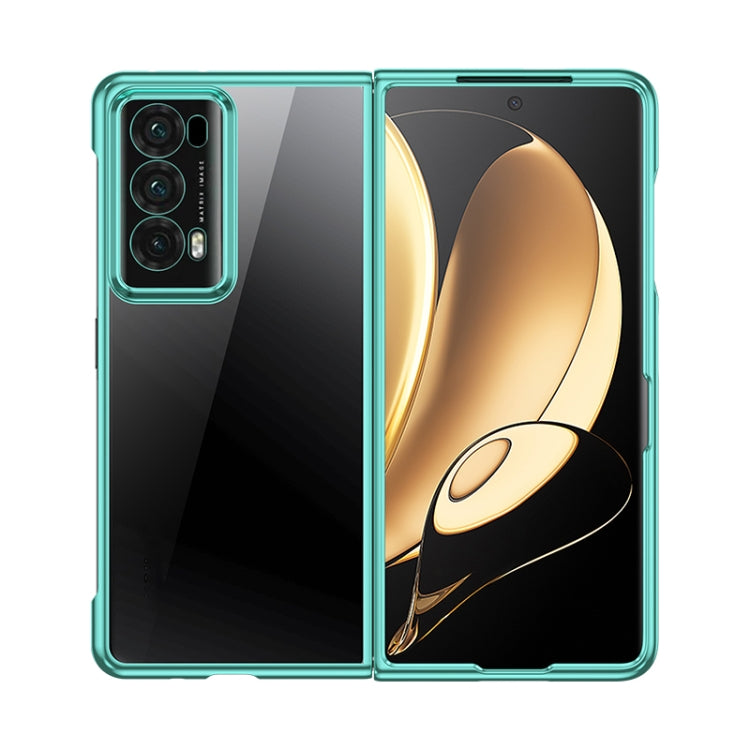 For Honor Magic V2 Ultra-thin Plating PC Phone Case(Green) - Honor Cases by PMC TechLife | Online Shopping South Africa | PMC TechLife | Buy Now Pay Later Mobicred